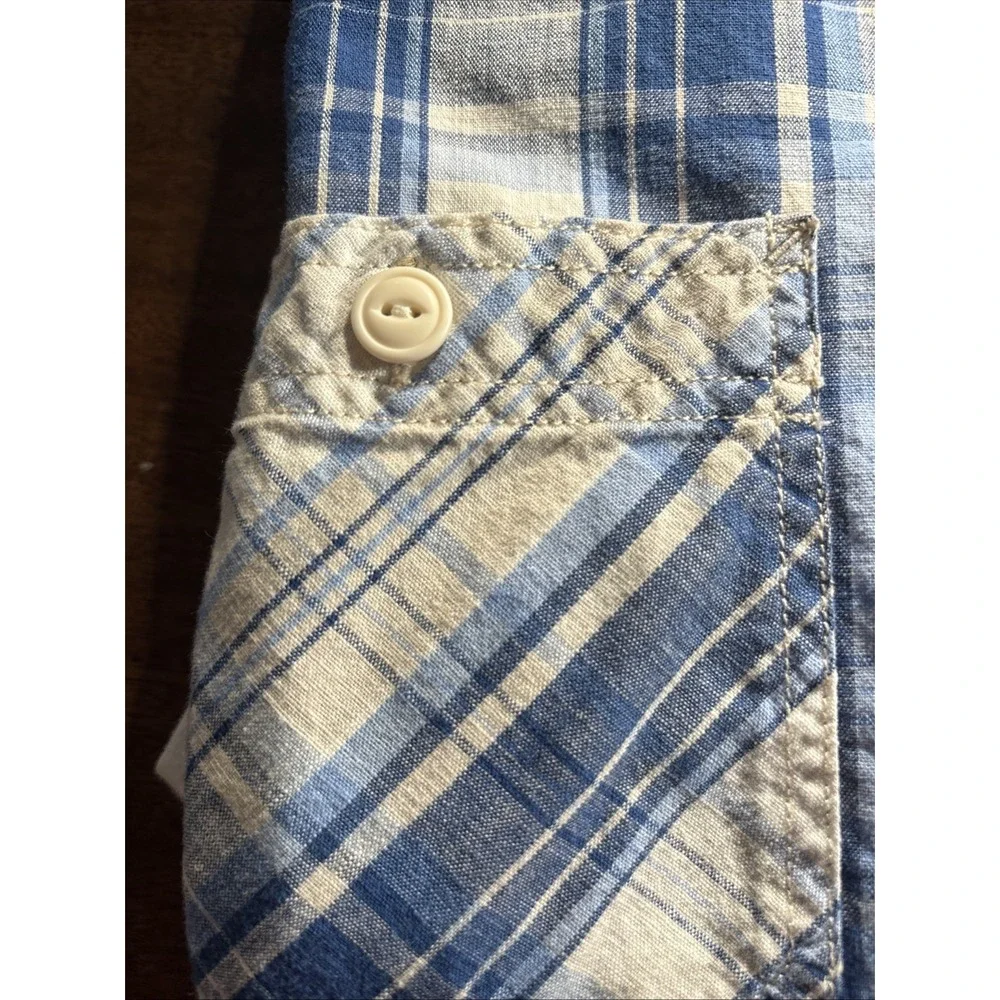 Lands' End Men's Size Small Plaid Button-Down Shirts Traditional Fit. Outdoor.‎
